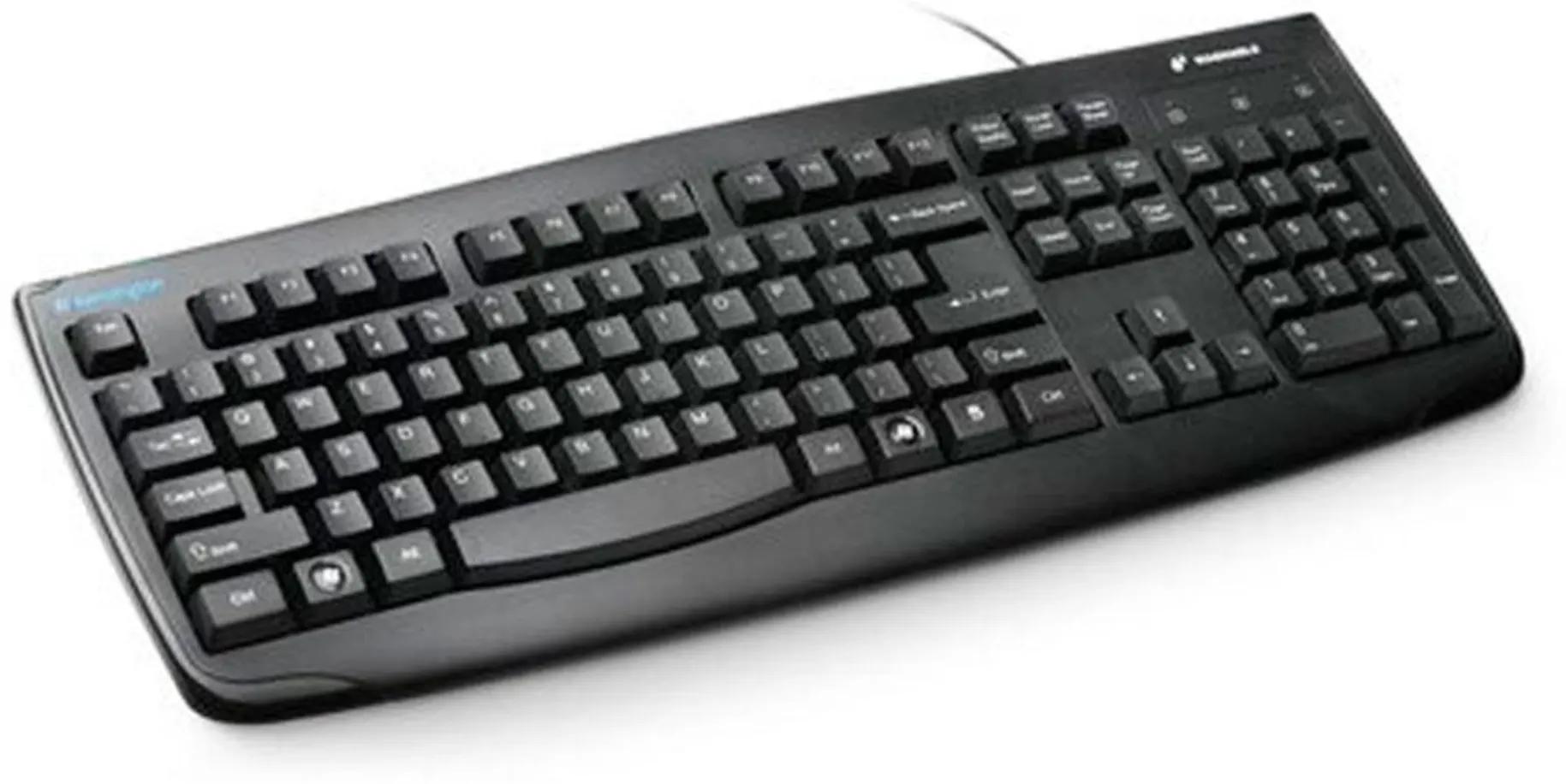 Imagen 0 de Teclado Alámbrico Kensington Pro Fit Lavable Interfaz USB Color Negro 
