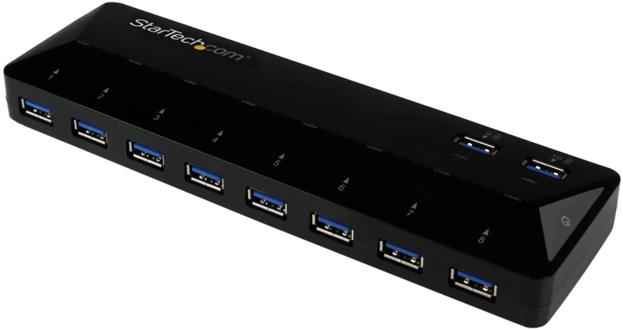 Imagen 0 de HUB Concentrador StarTech ST103008U2C, 10 Puertos USB3.0 y 2 prts 1.5A Negro