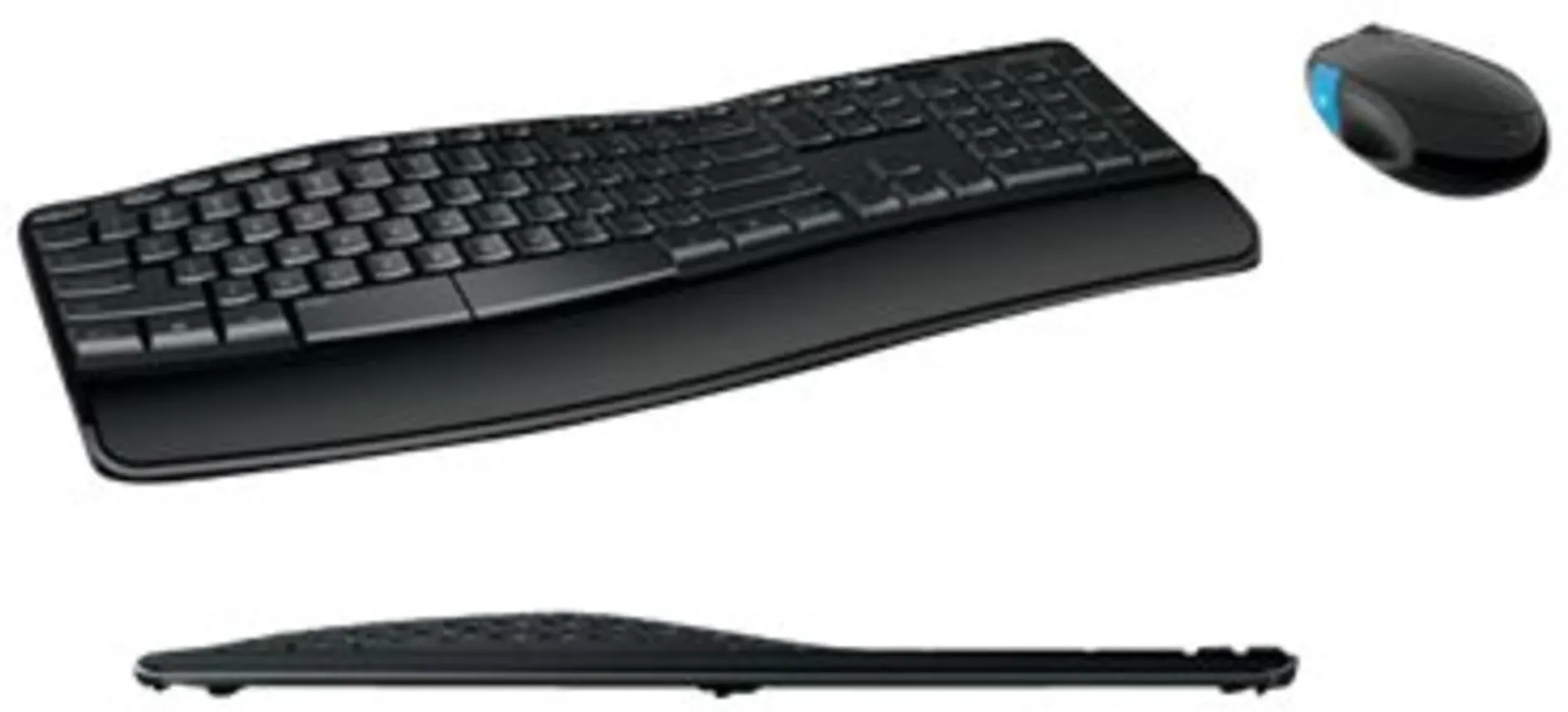Imagen 2 de Kit Teclado Mouse Inalámbrico Microsoft Sculpt Comfort Optico 1000 DPI USB Negro
