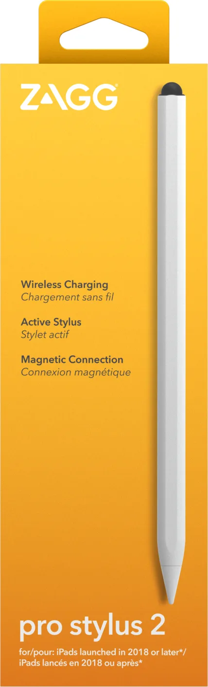 Imagen 4 de Lápiz Zagg Pro stylus 2 para iPad con carga inalámbrica Color Blanco