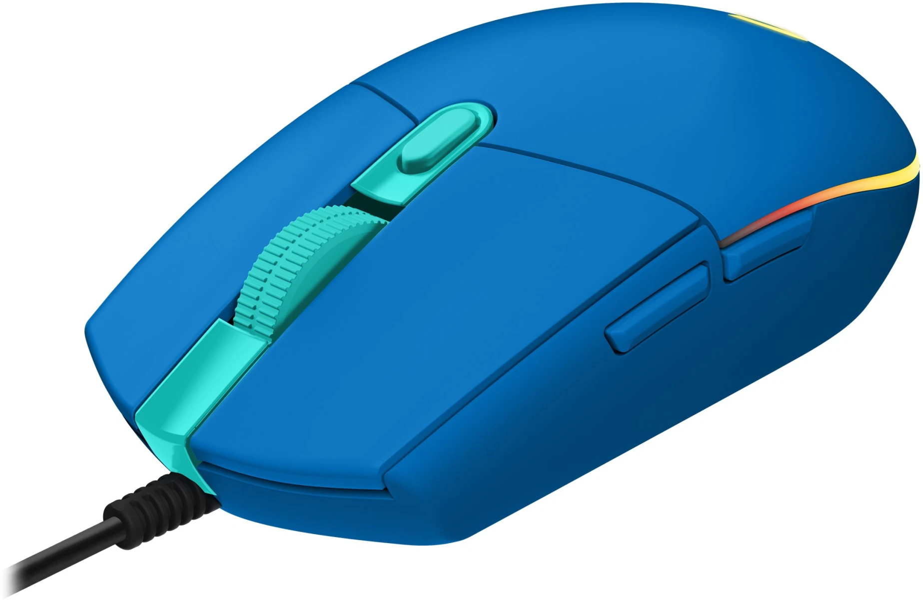 Imagen 4 de Mouse Gamer Alámbrico Logitech G203 RGB 6 Botones 8000dpi USB Azul