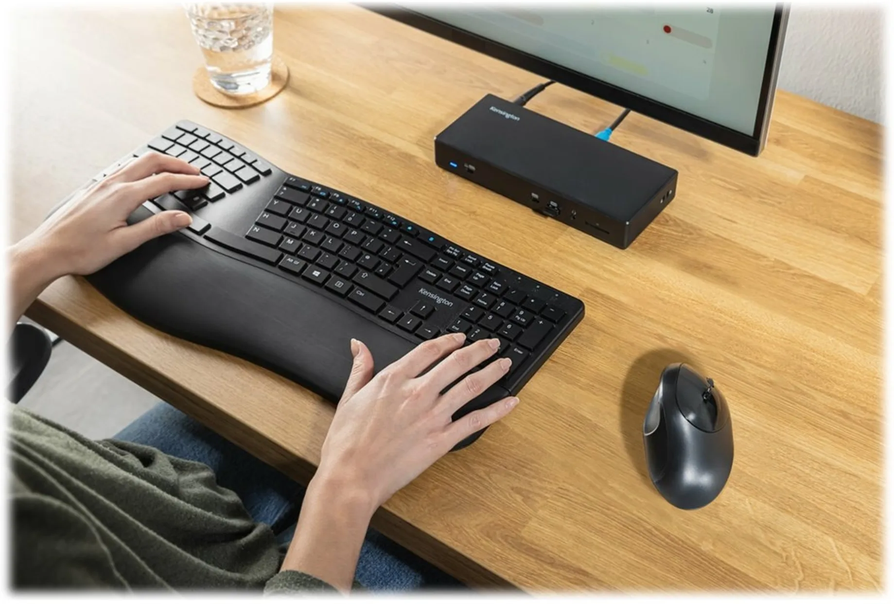 Imagen 12 de Teclado Inalámbrico Ergonómico Kensington K75401ES Pro Fit® BT USB color Negro