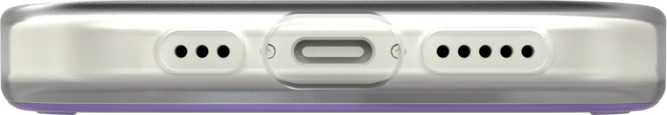Imagen 2 de Funda dura Milan Snap con Magsafe para iPhone 15 Gear4 Transparente Iridescent