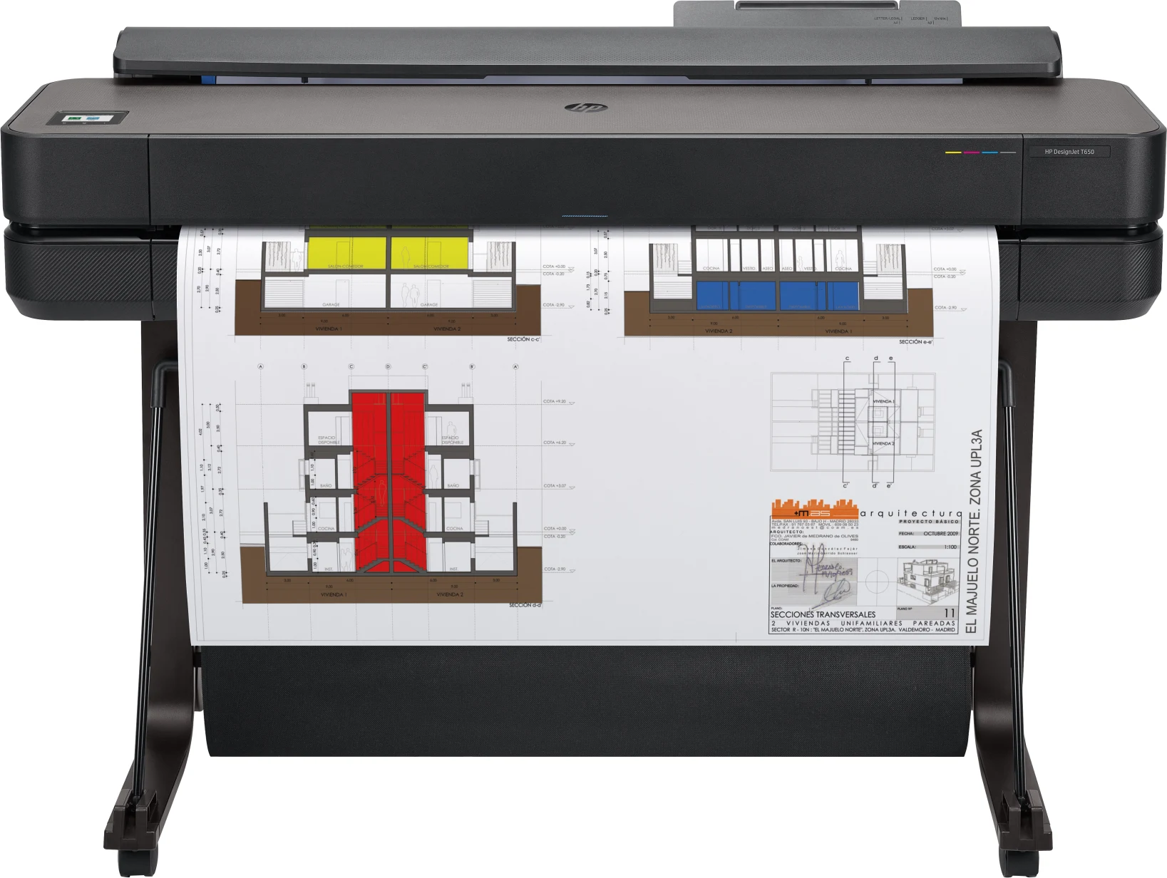 Imagen 0 de Plotter HP DesignJet T650 36" Edición 2025, Inyec. Tinta Color WiFi, LAN, USB2.0