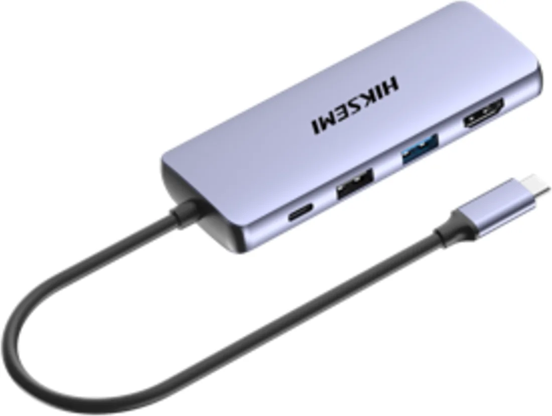 Imagen 1 de DOCKING PORTABLE USB C/ HDMI/ USB 3.0 USB C DS-801 HIKSEMI
