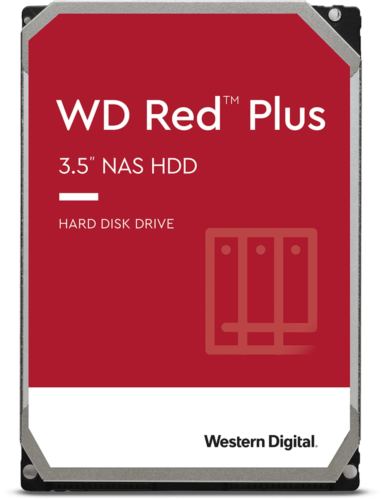 Imagen 0 de Disco Duro Western Digital Red Plus 12TB 3.5" 7200RPM SATAIII 6GB/s 256MB p/NAS
