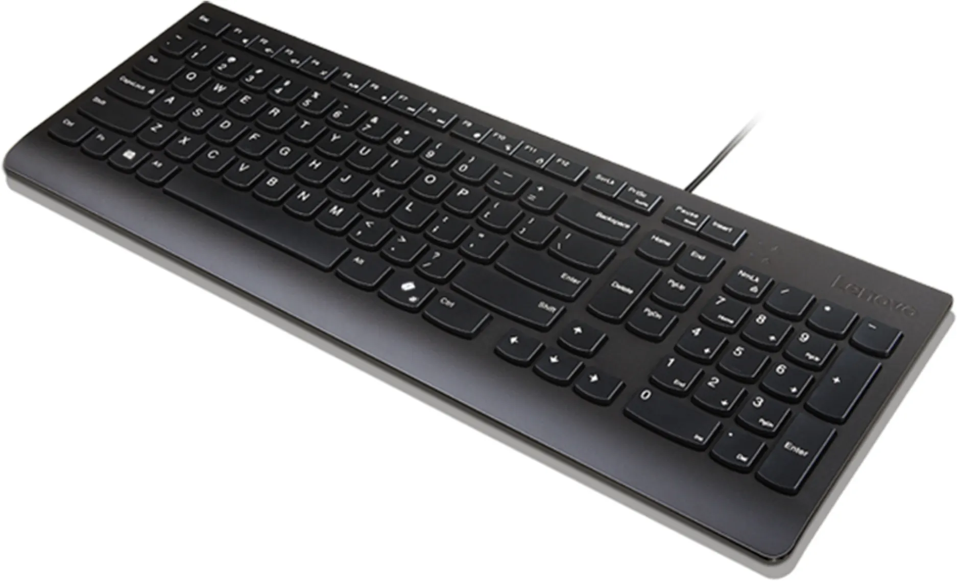 Imagen 1 de Teclado Lenovo Essential Conectividad Alámbrica Tecla Copilot USB Color Negro