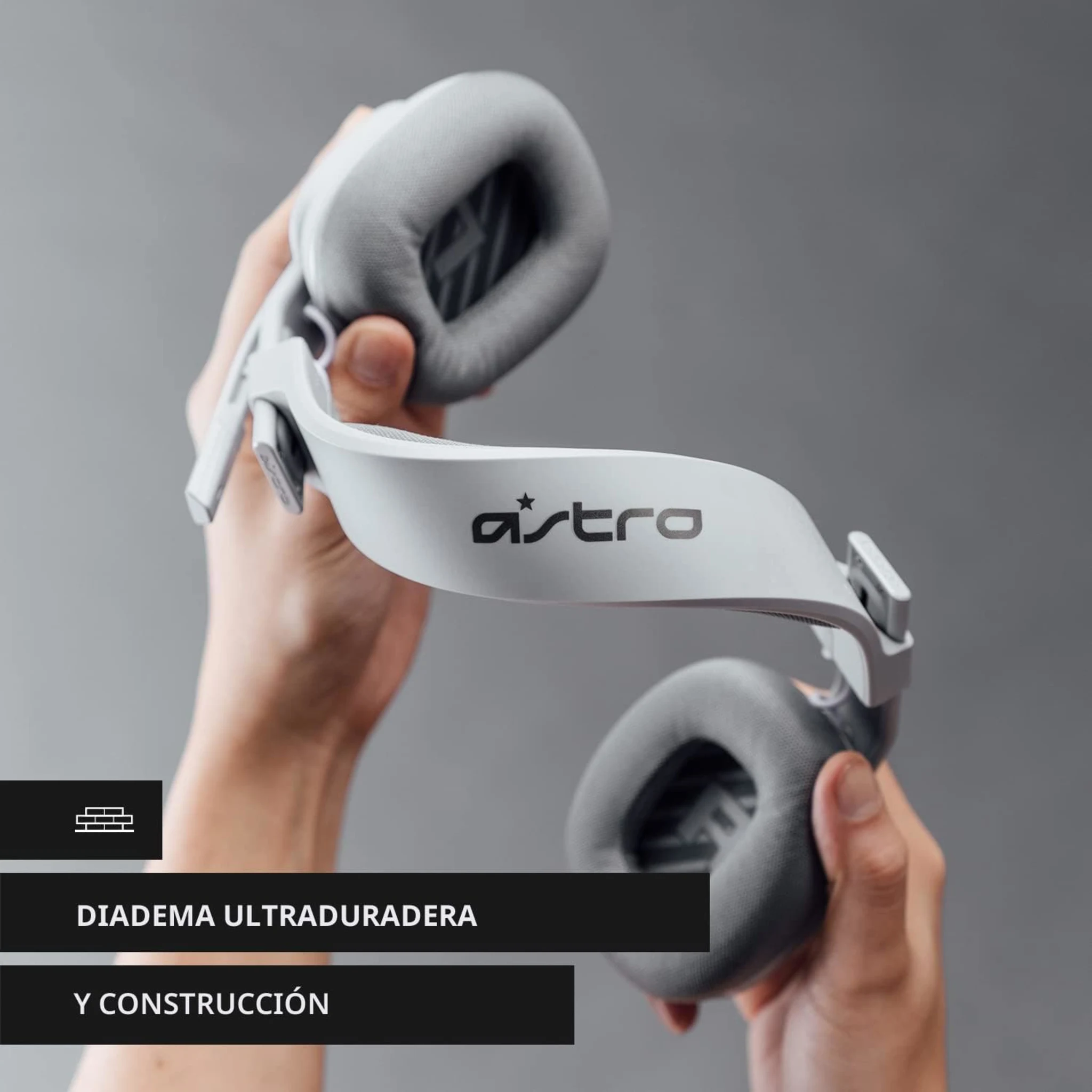 Imagen 5 de Audífonos Gamer Alámbrico Logitech ASTRO A10 Gen2, c/mic 3.5mm p/PS4/PS5 Gris