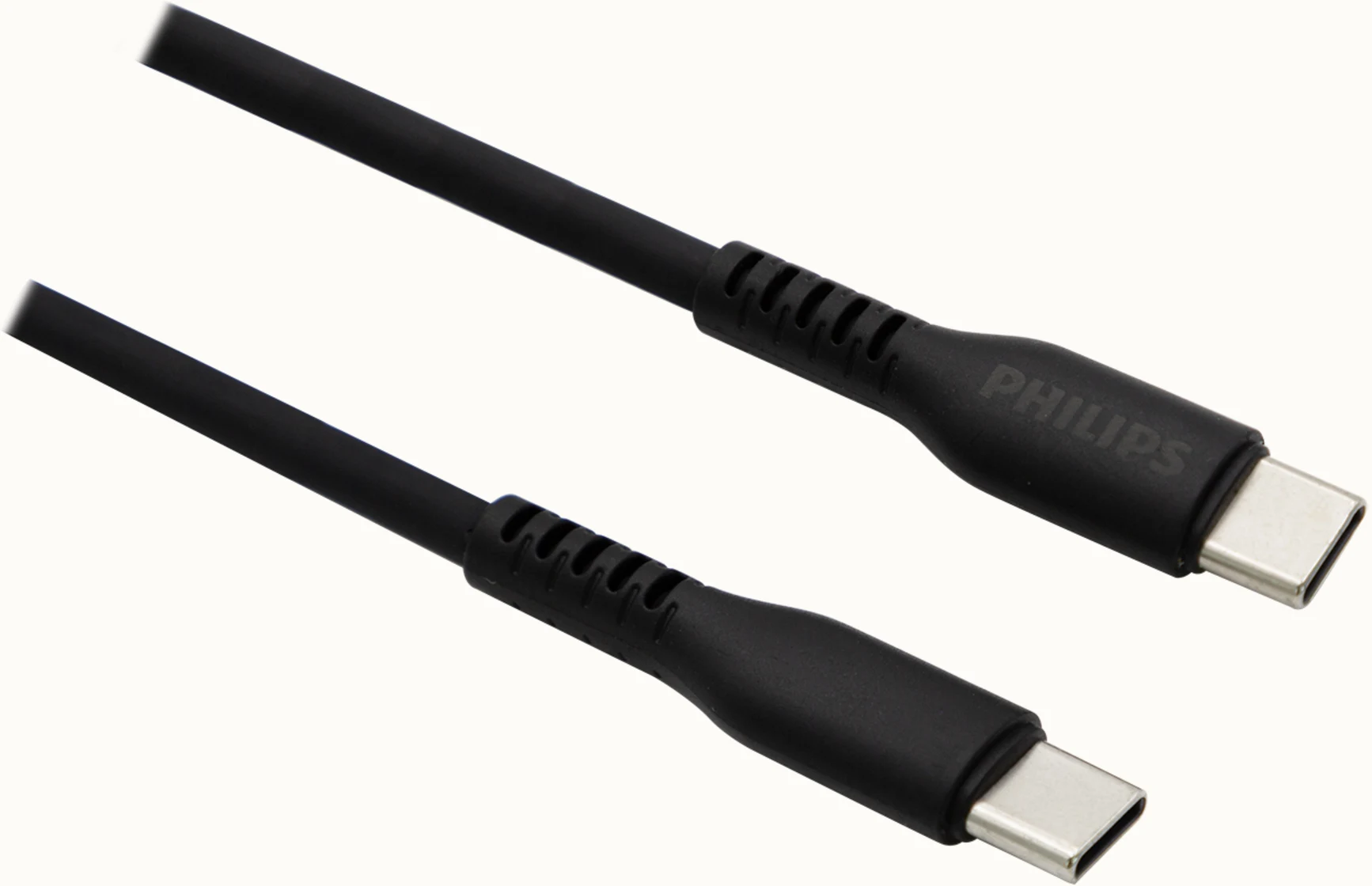 Imagen 1 de DLC8601B CABLE PHILIPS USB-C A USB-C 1M 60W MAX NEGRO SILIC