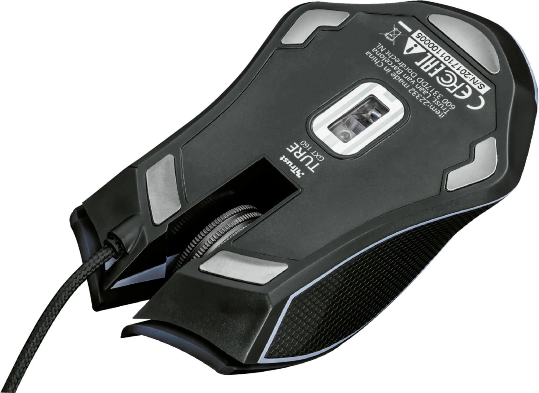 Imagen 7 de Mouse Gamer Alámbrico Trust GXT160 TURE RGB Óptico 4000DPI 7 Botones USB-A Negro