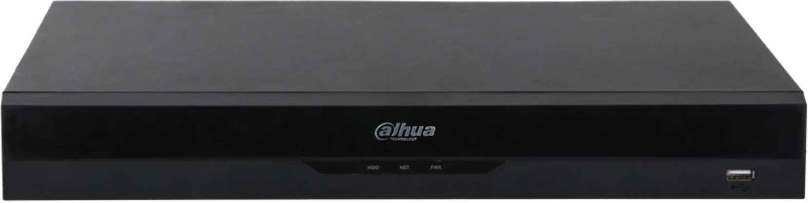 Imagen 1 de Grabador NVR Dahua, 16 CH  PoE 1U 2HDDs Hasta 16TB IA Perimetral