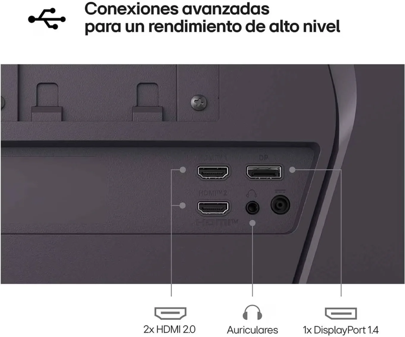 Imagen 3 de Monitror Gamer LG UltraGear 27G610A-B 27"IPS QHD 2560*1440  HDMI DP 200Hz 1msGTG