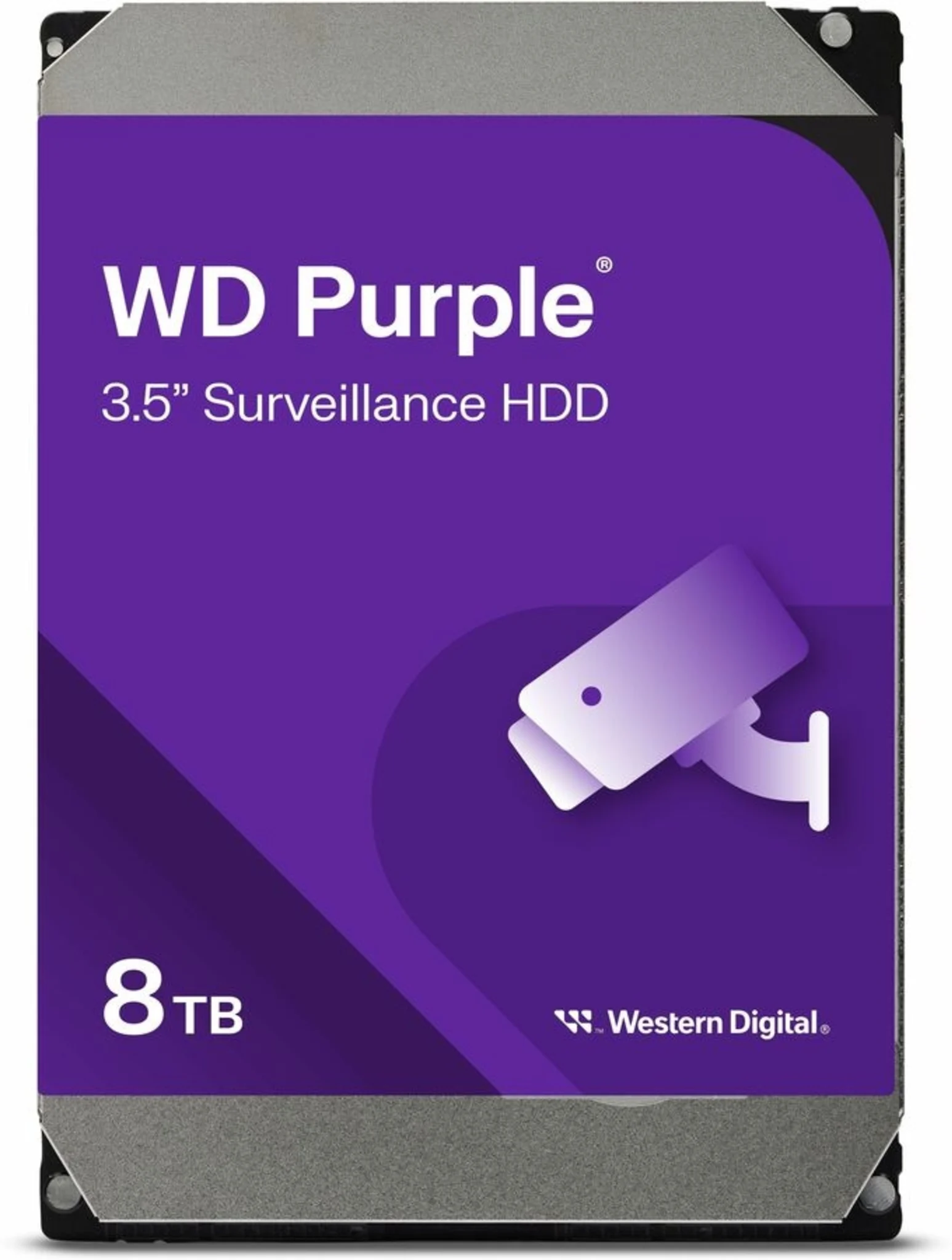 Imagen 0 de Disco Duro Western Digital Purple 8TB 3.5" 5640RPM SATA3 6Gb/s p/Videovigilancia