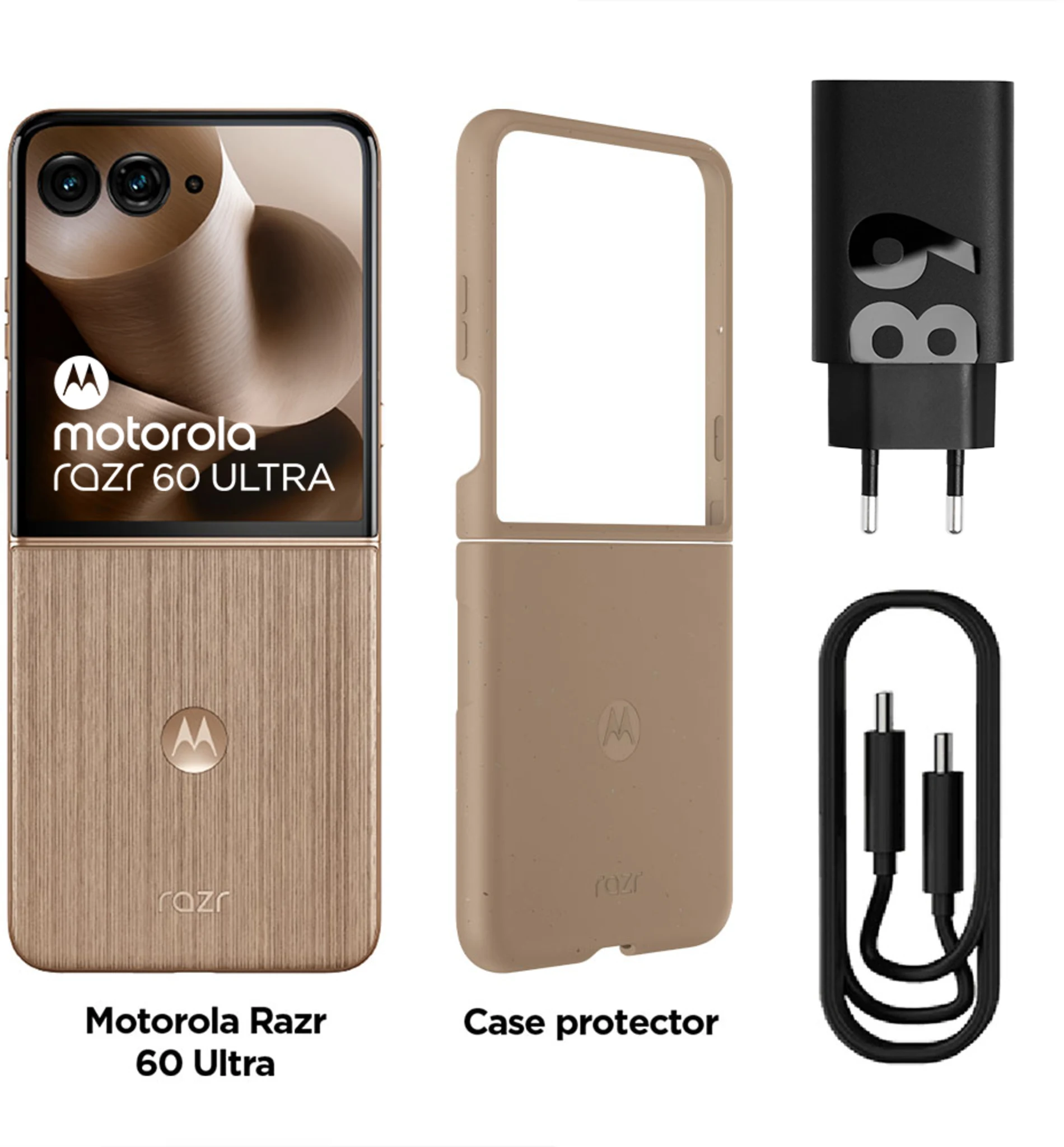 Imagen 3 de Celular Motorola Razr 60 Ultra Memoria 1TB RAM 16GB 50MP 7' Café