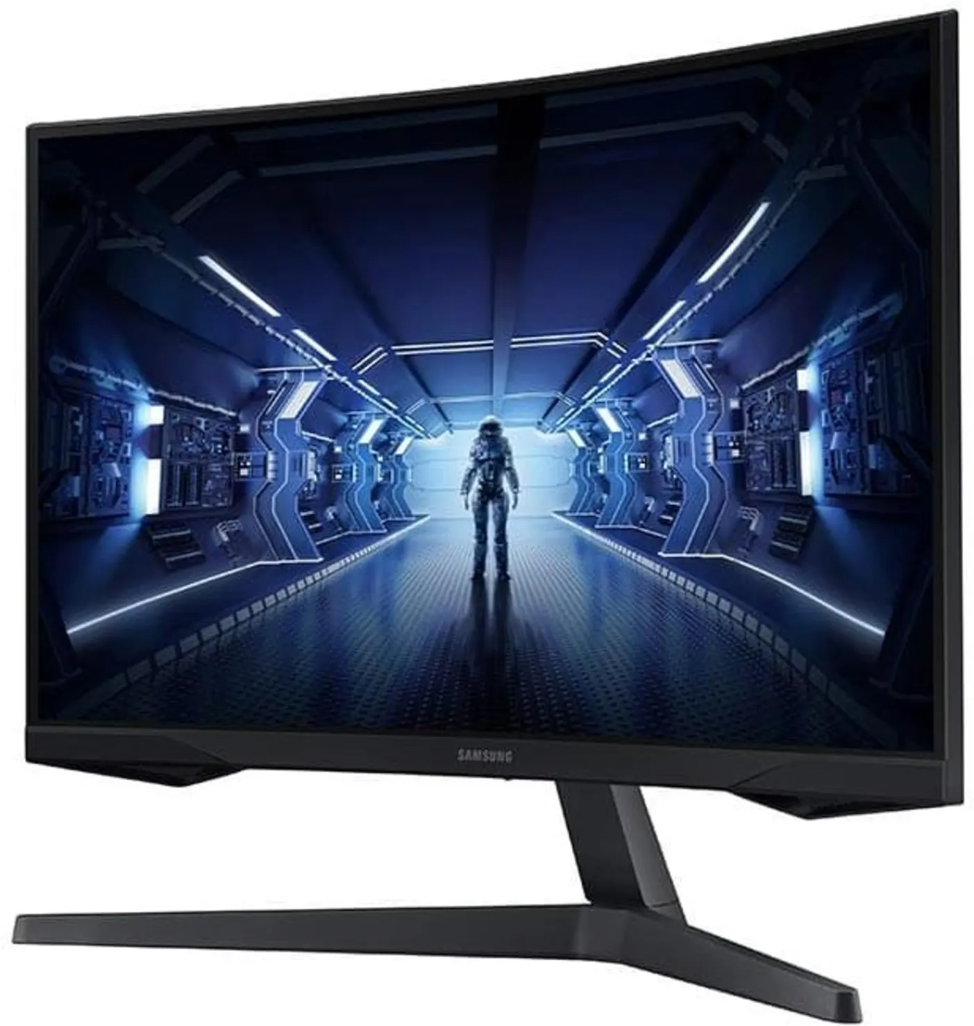 Imagen 1 de Monitor Gamer Curvo Samsung Odyssey G5 Wide Quad HD 27" 2560 x 1440 100R HDMI	
