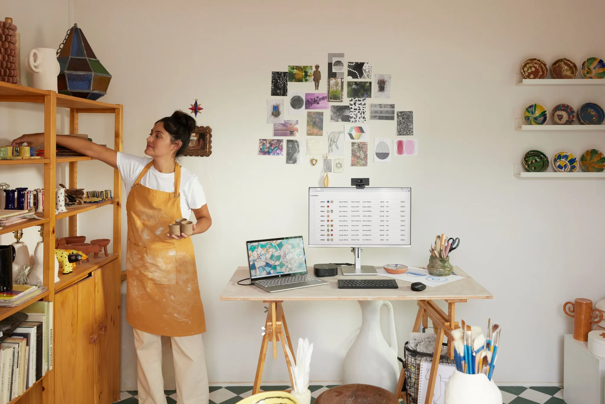 Imagen 13 de Teclado Inalámbrico Compacto HP 350 Dispositivos múltiples Bluetooth Color Negro