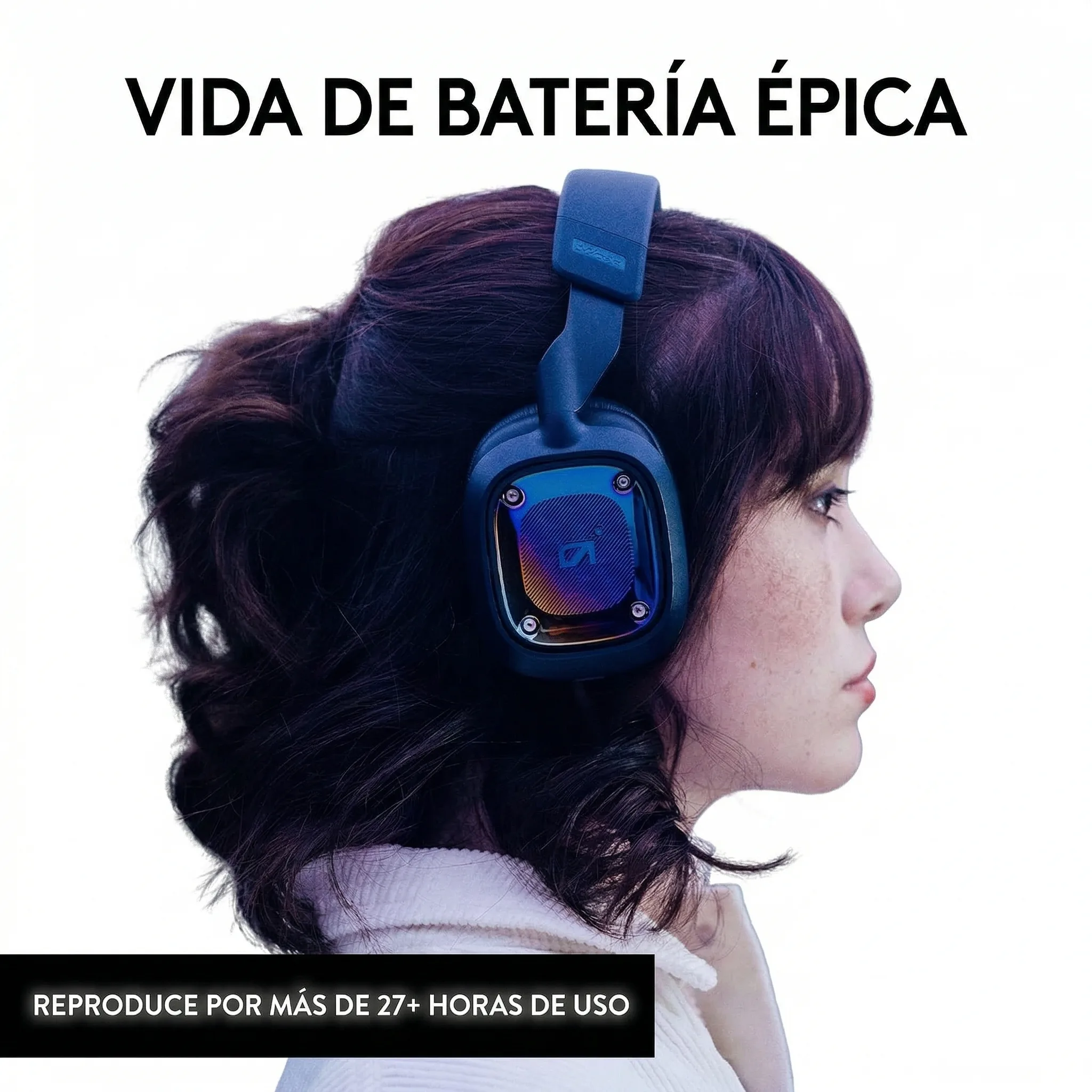 Imagen 4 de Audífonos Gamer Inalámbrico Logitech Astro  A30 Lightspeed 2.4GHz PS Navy Blue