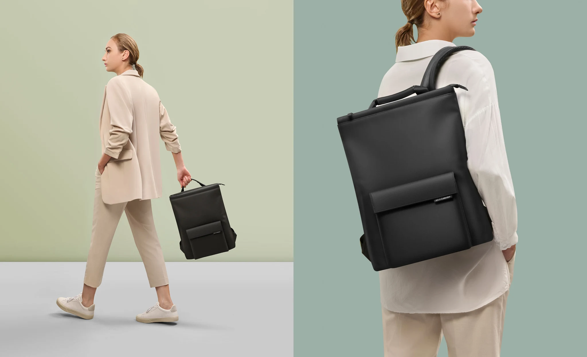 Imagen 10 de Mochila Asus Vigour, para Notebook hasta 16"  Diseño Minimalista Versátil Negro