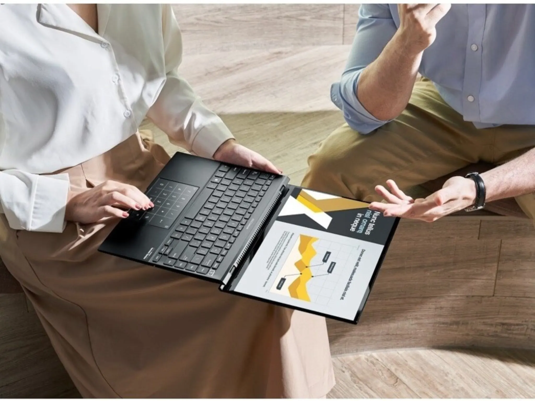 Imagen 12 de Notebook Asus UM5401QA-KP059W AMD R7-5800H RAM 16GB SSD 1TB 14" W11H