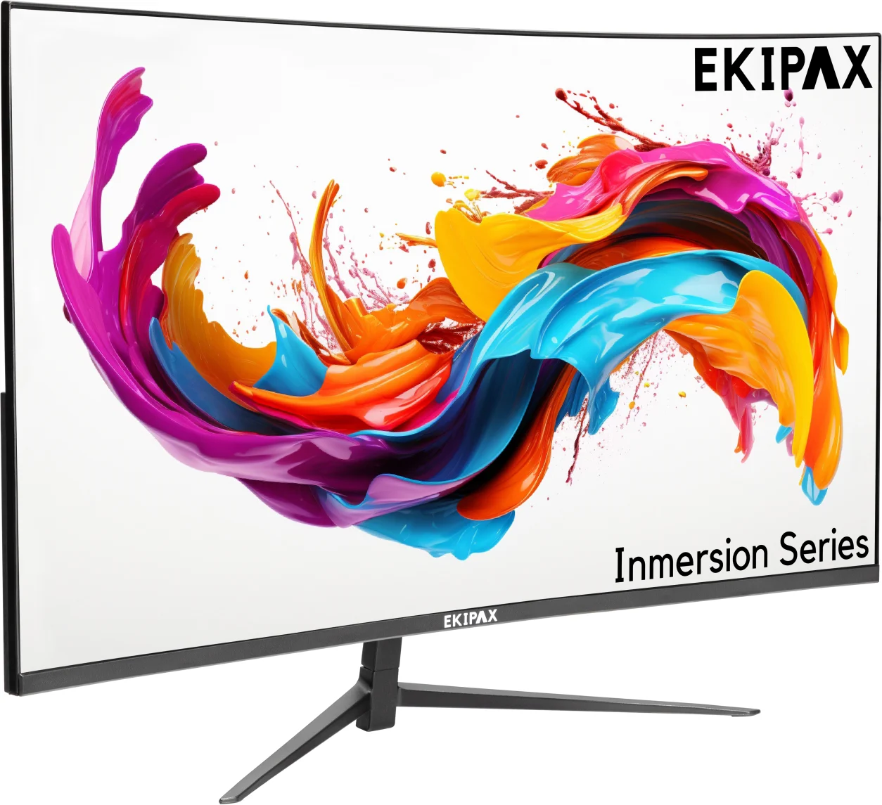 Imagen 1 de Monitor Curvo Ekipax 27" FHD 1920*1080 VA HDMI VGA 2ms 75hz VESA