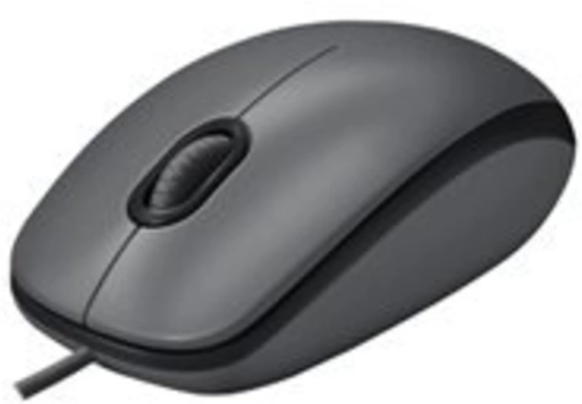 Imagen 0 de Mouse Alámbrico Logitech M90 Óptico 1000dpi USB color negro (Reacondicionado)