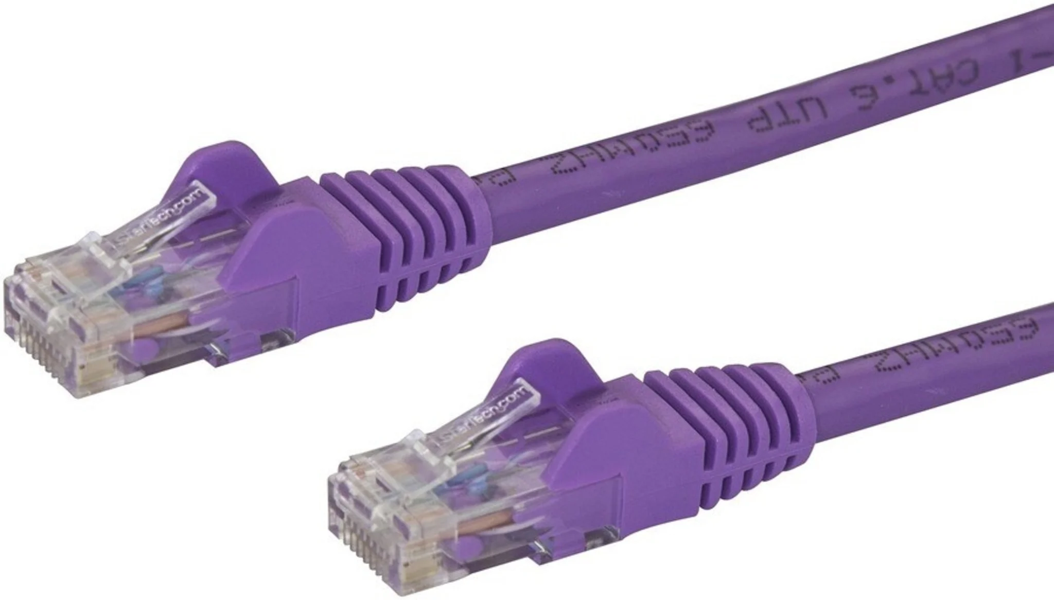 Imagen 0 de Cable de Red StarTech CAT6 UTP RJ-45 24AWG Sin Enganches 0.5mt Color Púrpura