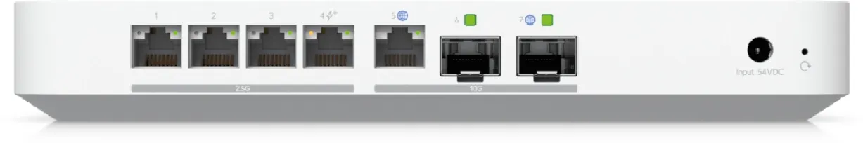 Imagen 2 de Router Ubiquiti UCG-Fiber UniFi multiWAN compacto Funciones routing y seguridad
