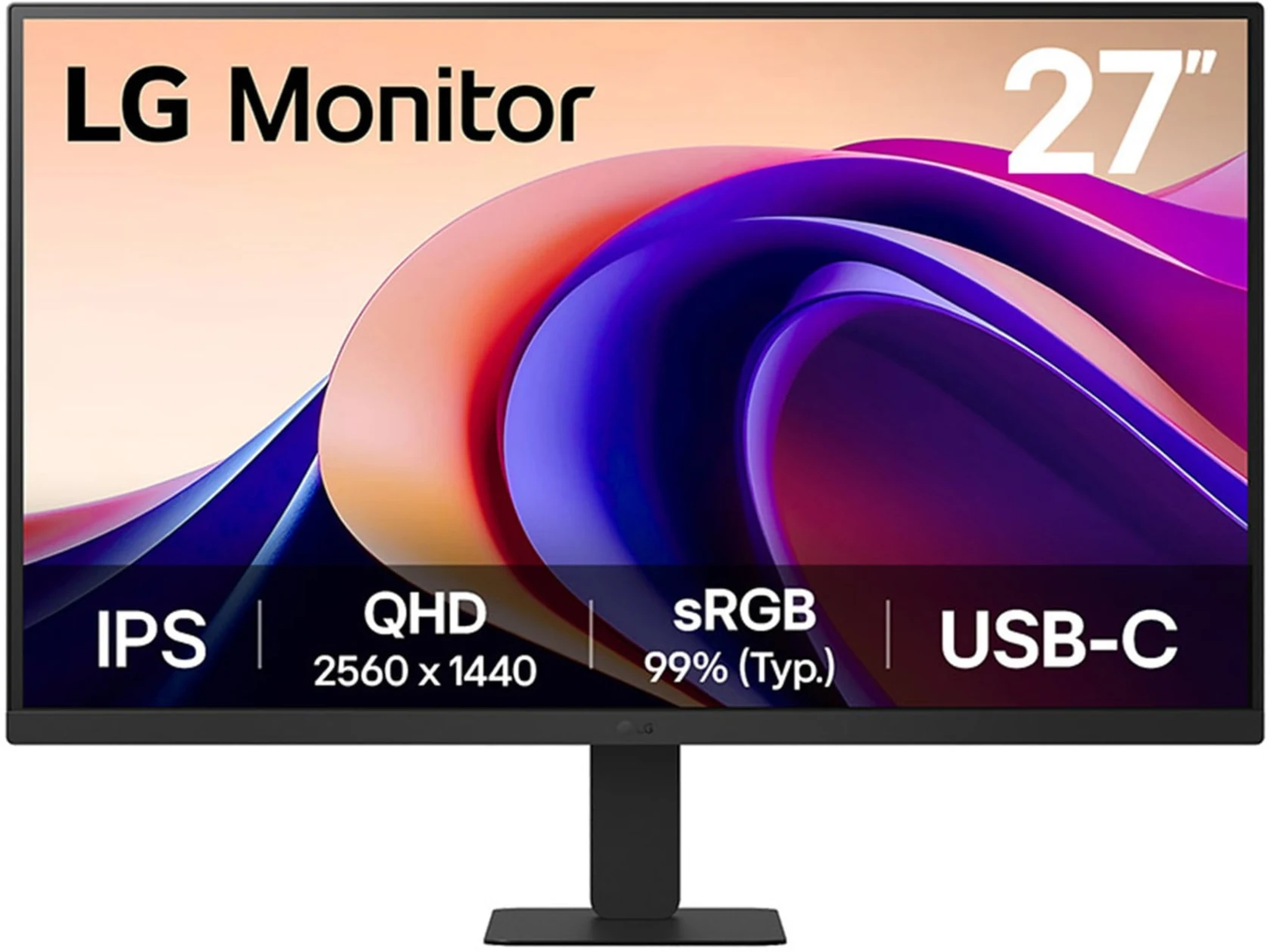 Imagen 0 de Monitor LG 27U631A-B 27" QHD 2650*1440 IPS HDMI USB-C 100Hz 5ms (gTG) 