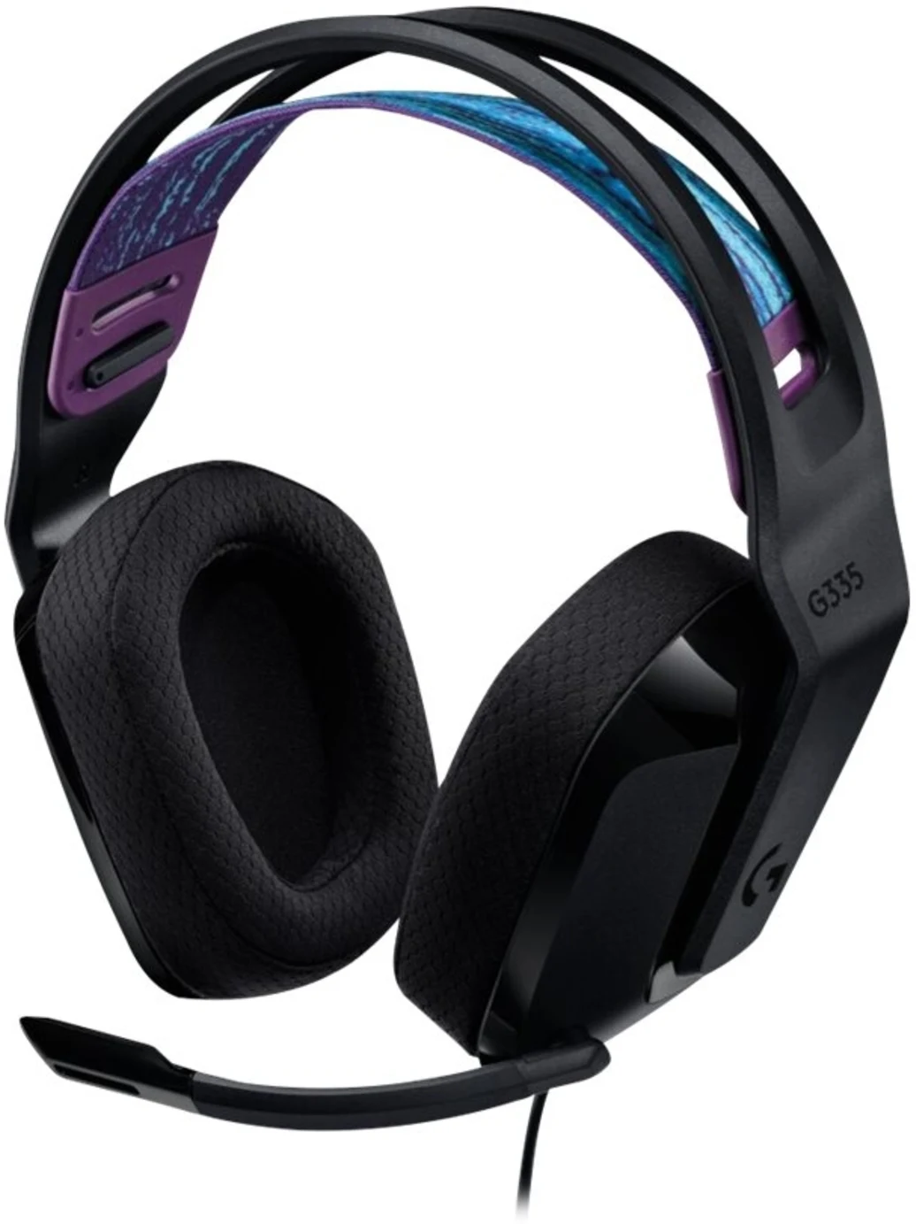 Imagen 2 de Audífonos Gamer Alámbricos Logitech G335, Diadema c/mic Jack 3.5mm Color Negro