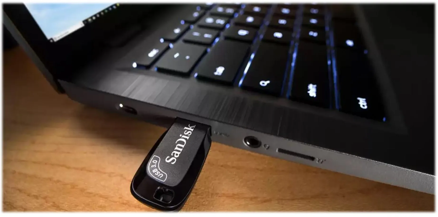Imagen 3 de Pendrive 32GB SanDisk Ultra Shift USB 3.0 Lectura Hasta 100MB/s Color Negro