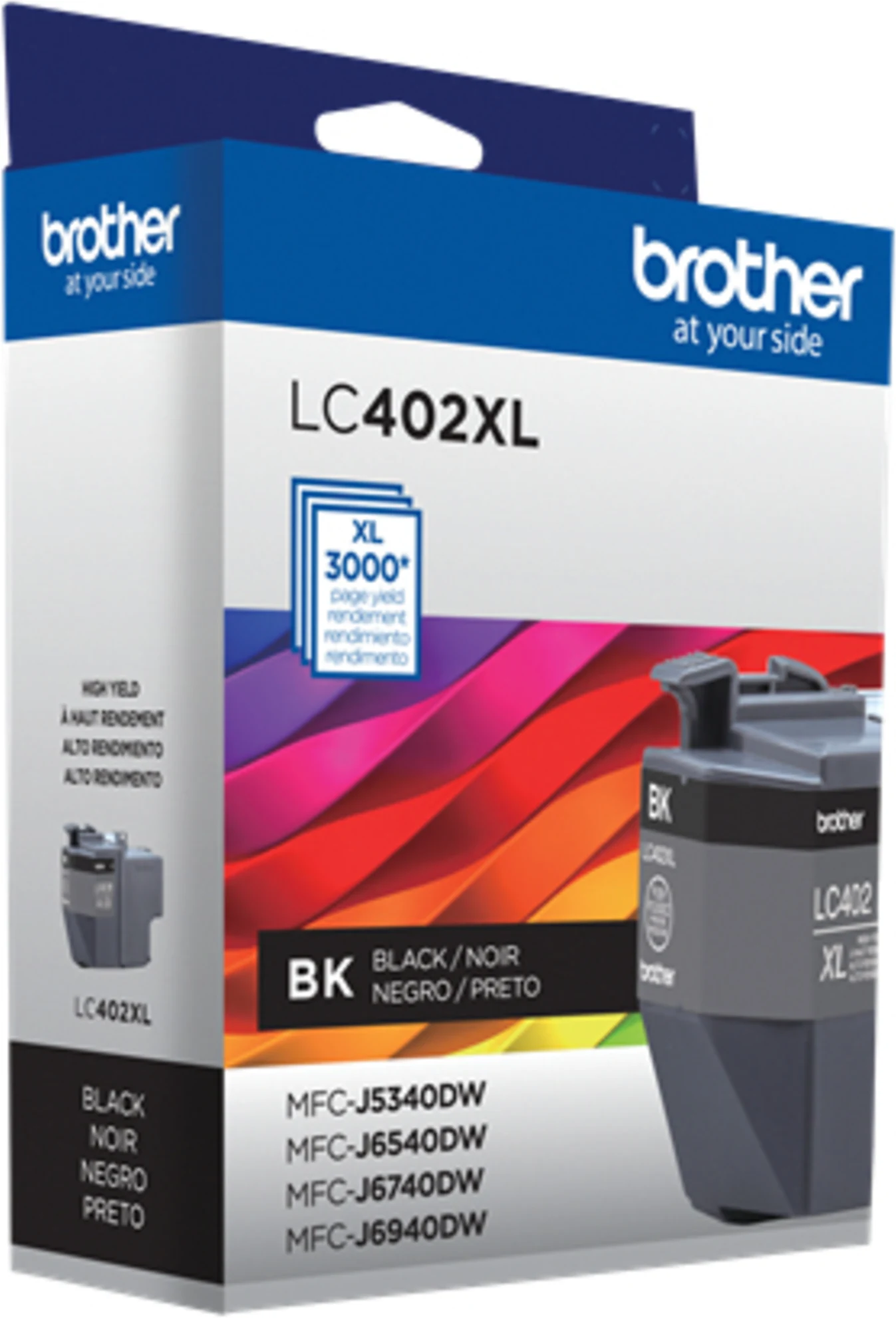 Imagen 5 de Cartridge Brother LC402XLBKS Negro para MFC J5340DW J6540DW J6740DW J694 3000Pág