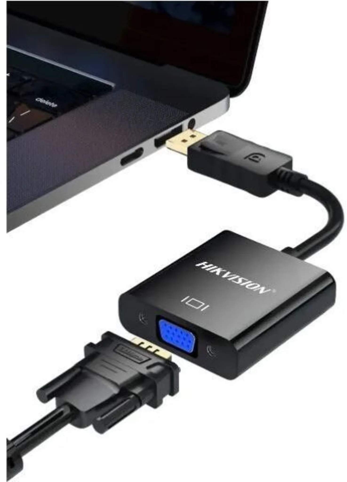 Imagen 0 de CABLE ADAPTADOR DISPLAYPORT A VGA M/ H 20CM HIKSEMI