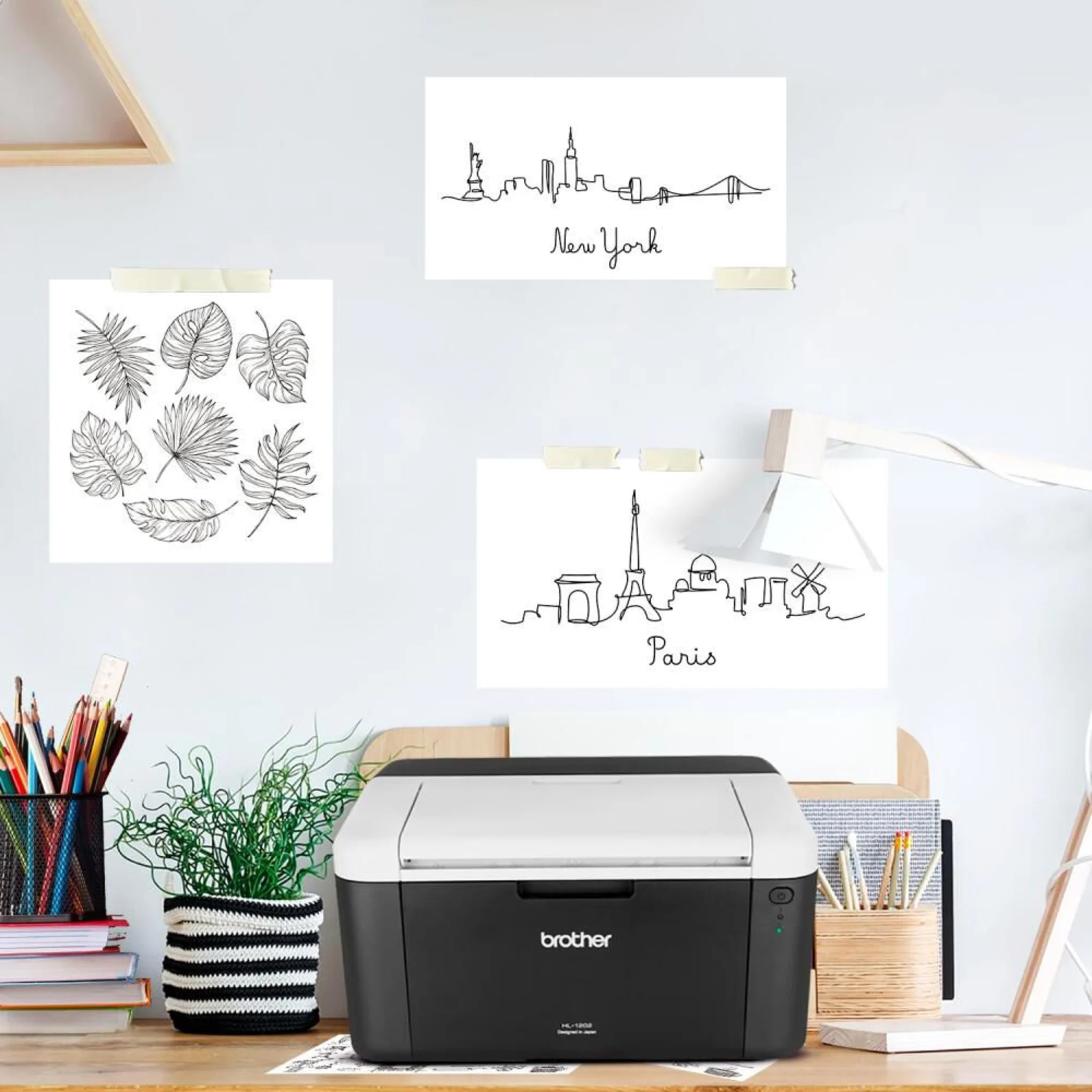 Imagen 4 de Impresora Brother HL-1202 Laser Monocromática 2400*600dpi 21ppm USB 2.0