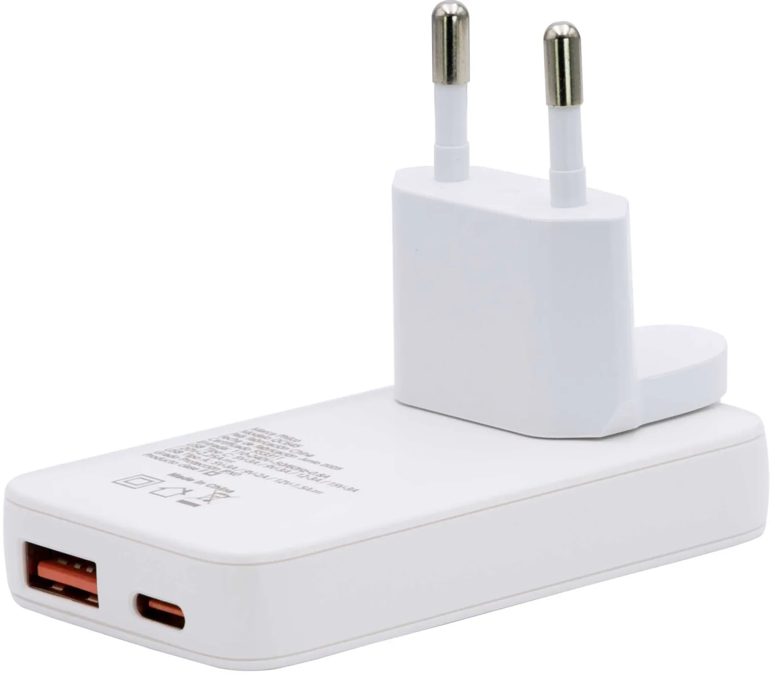 Imagen 3 de Cargador Celular USB-A/C 45W Ultra Plano - Philco