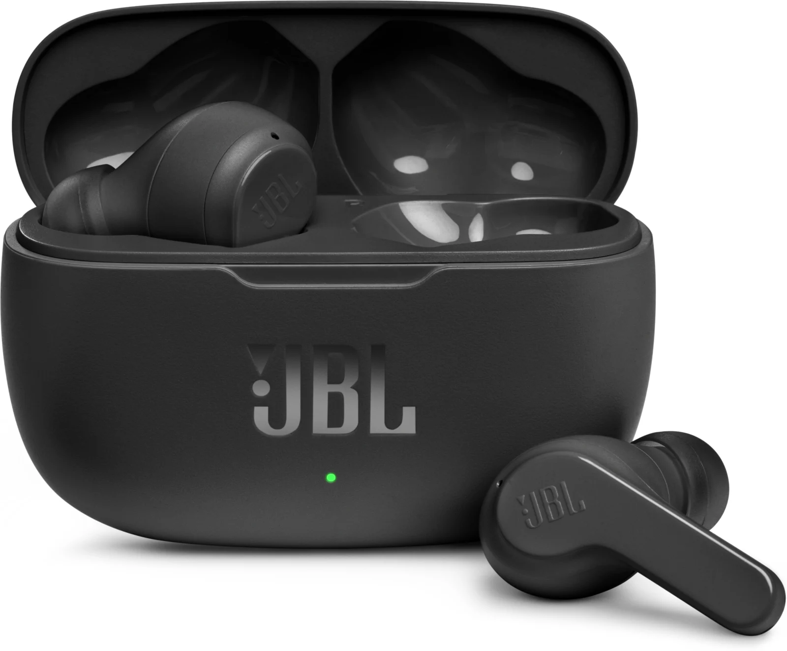 Imagen 0 de Audífonos Inalámbricos JBL Wave 200 TWS, In-Ear BT5.0 Cuna de carga c/mic Negro