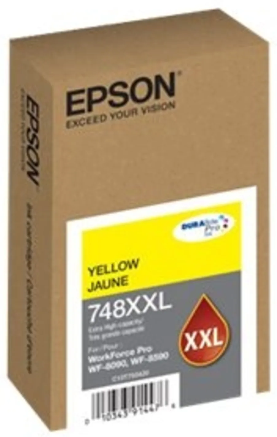 Imagen 0 de Cartridge Epson 748XXL Yellow Extra alta para WF 6090/6590, 7.000 Páginas