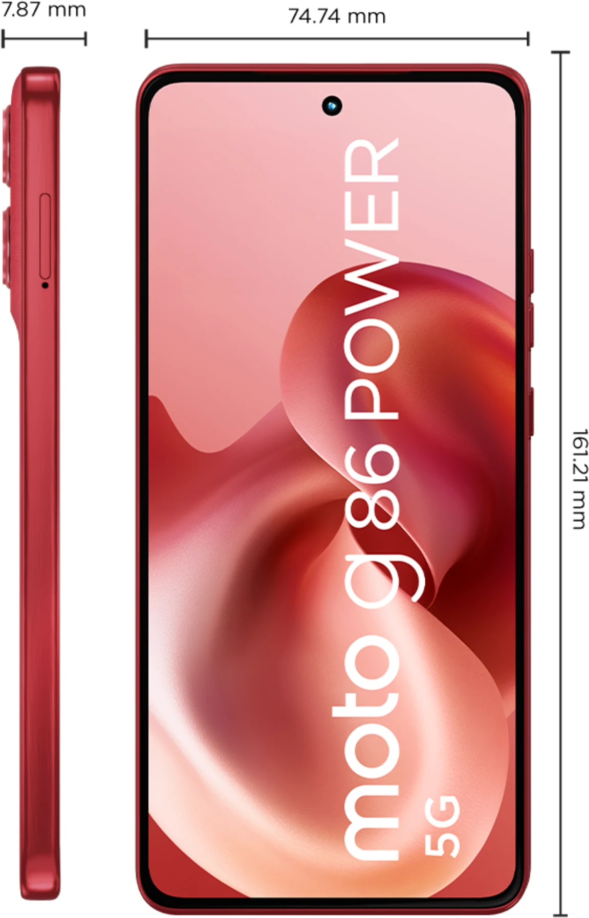 Imagen 3 de Celular Motorola Moto G86 256GB RAM 8GB 50MP 6.67' Cherry