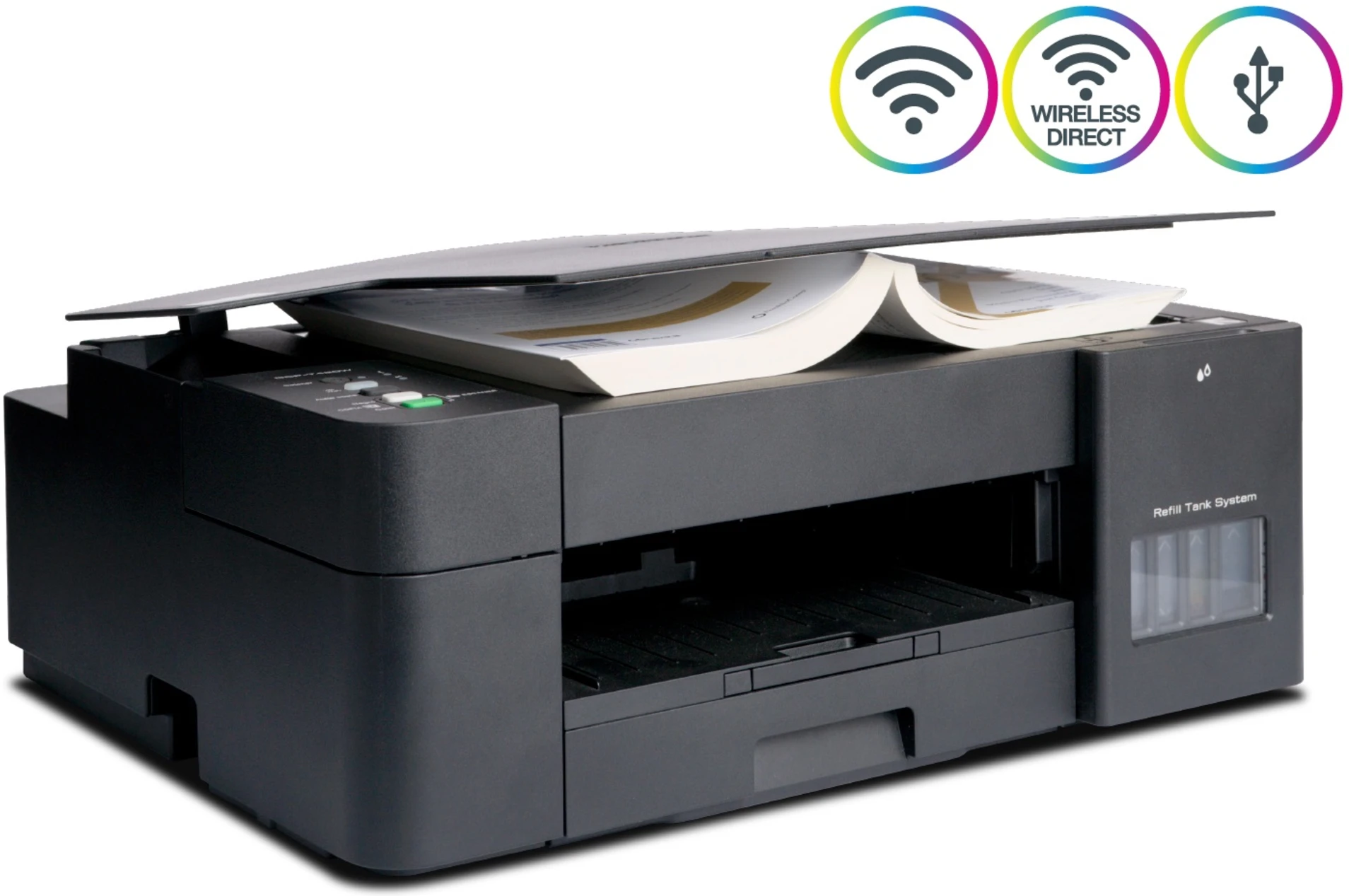 Imagen 5 de Impresora Multifunción Brother DCP-T420W Tank Inyección tinta color WiFi USB 2.0