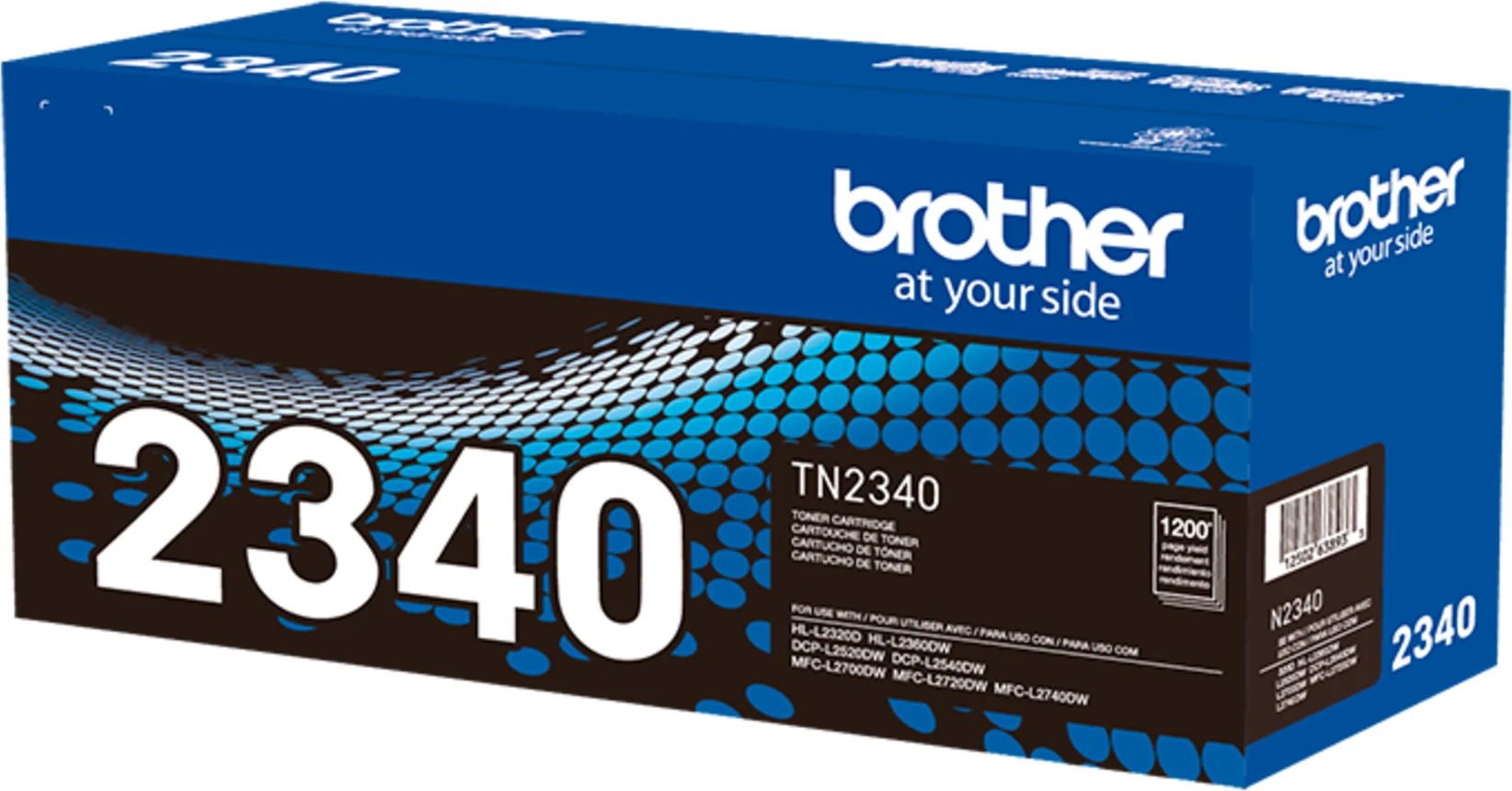 Imagen 1 de Toner Brother TN2340 Negro Impr Laser HL-L2320D HL-L2360DW, 1200 Página aprox