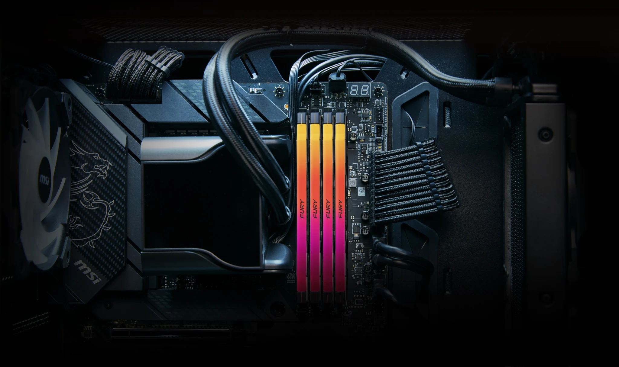 Imagen 6 de Memoria RAM 24GB DDR5 6400MHz DIMM CL32 Non-ECC 1.4v 288p - Fury Renegade RGB