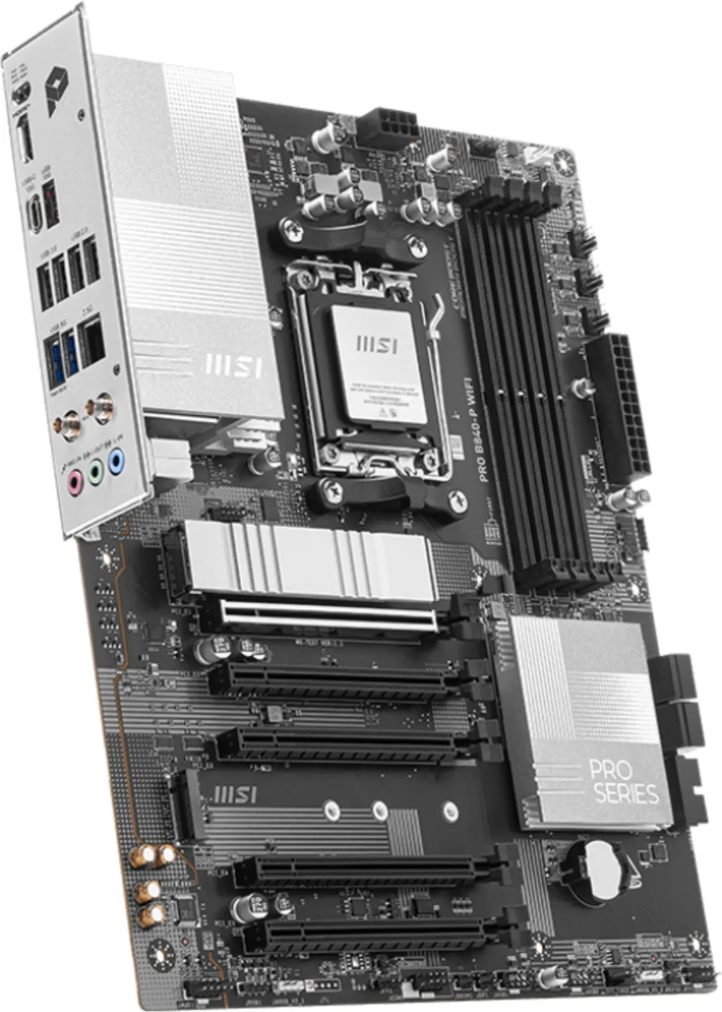 Imagen 9 de Tarjeta Madre MSI PRO B840-P WIFI Socket AM5 4*DDR5 HDMI 5*PCIe 2*M2 LAN WIFI 7 