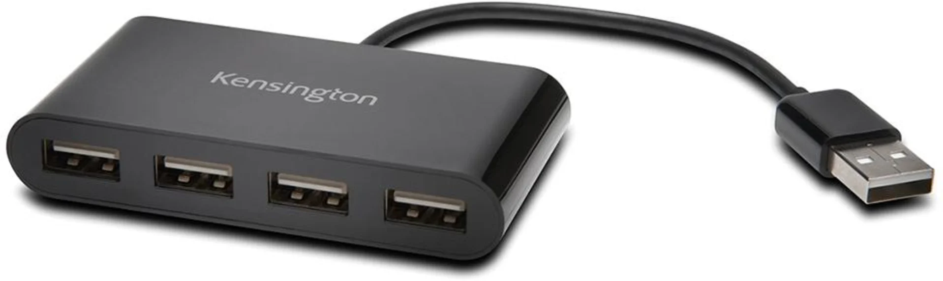 Imagen 2 de Mini Hub Kensington 4 Puertos USB 2.0 Compacto y Liviano Color Negro