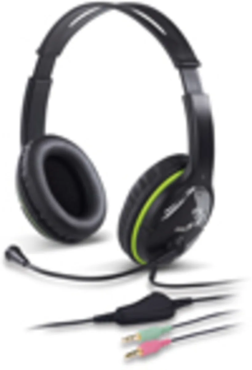 Imagen 2 de Audífonos Gamer Over-Ear Genius HS-400A micrófono control remoto integrado 3.5