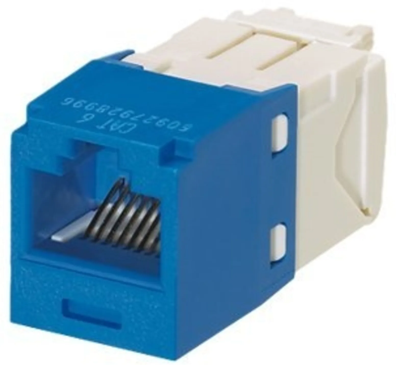 Imagen 1 de Mini-Com Module, Cat 6, UTP, 8 pos 8 wire, Universal, Blue, TG Style