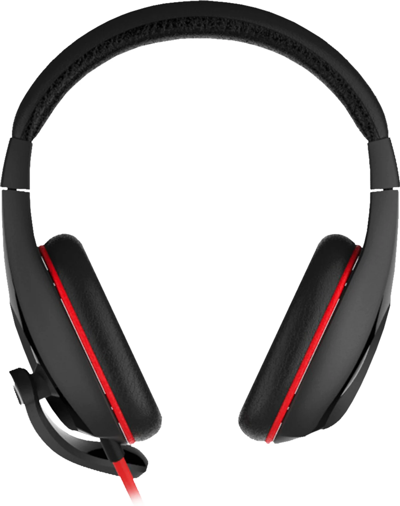 Imagen 0 de Audífonos Gamer Genius HS-G660 Alámbrico 3.5mm Cable 2 metros Negro con Rojo