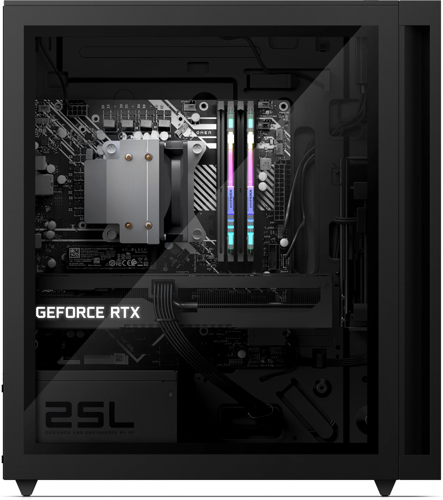 Imagen 1 de Computador Gamer HP OMEN GT15-2002LA I7-14700F 32GB 1TB+2TB RTX4070 16GB W11H 