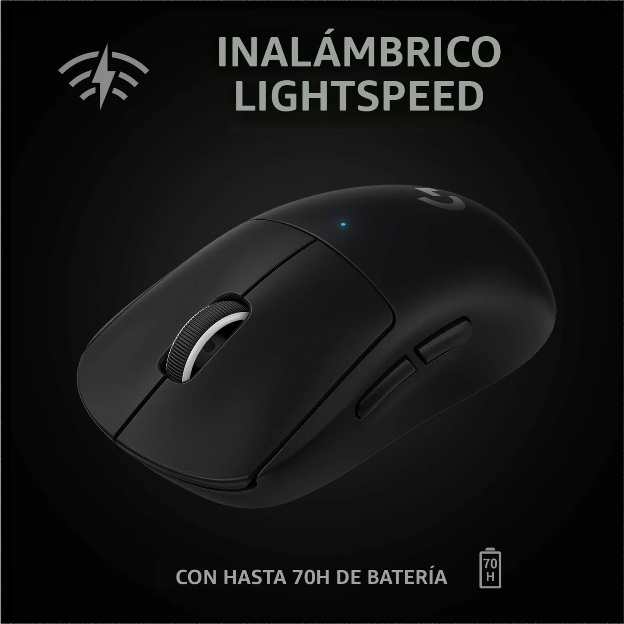 Imagen 7 de Mouse Inalámbrico Logitech G Pro X Superlight Sensor Hero 25000dpi 1000Hz Negro