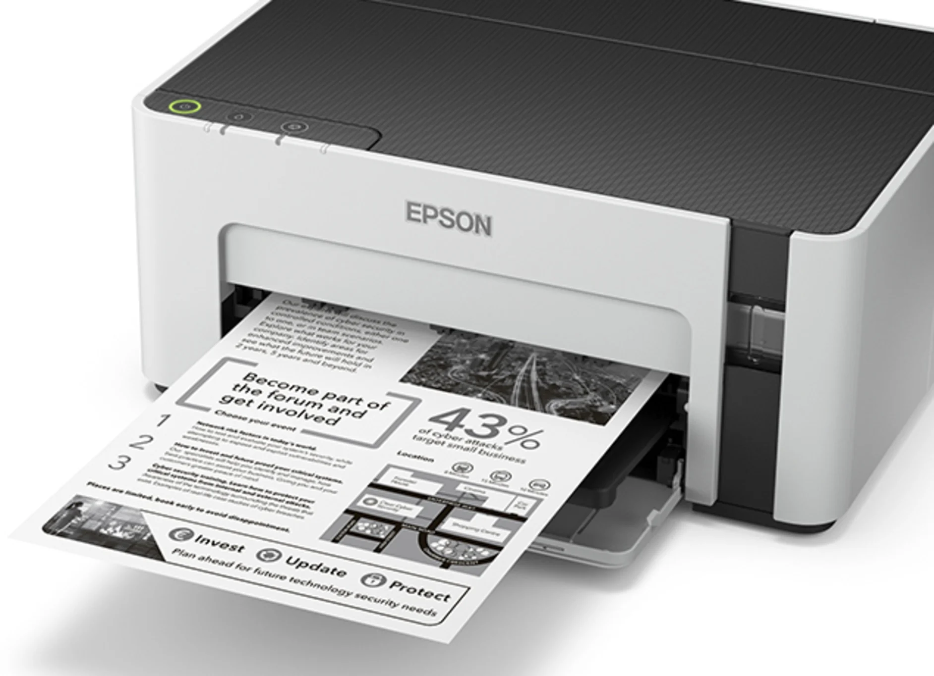 Imagen 4 de Impresora Epson EcoTank M1120 Inyección de Tinta Monócroma 32ppm USB WIFI