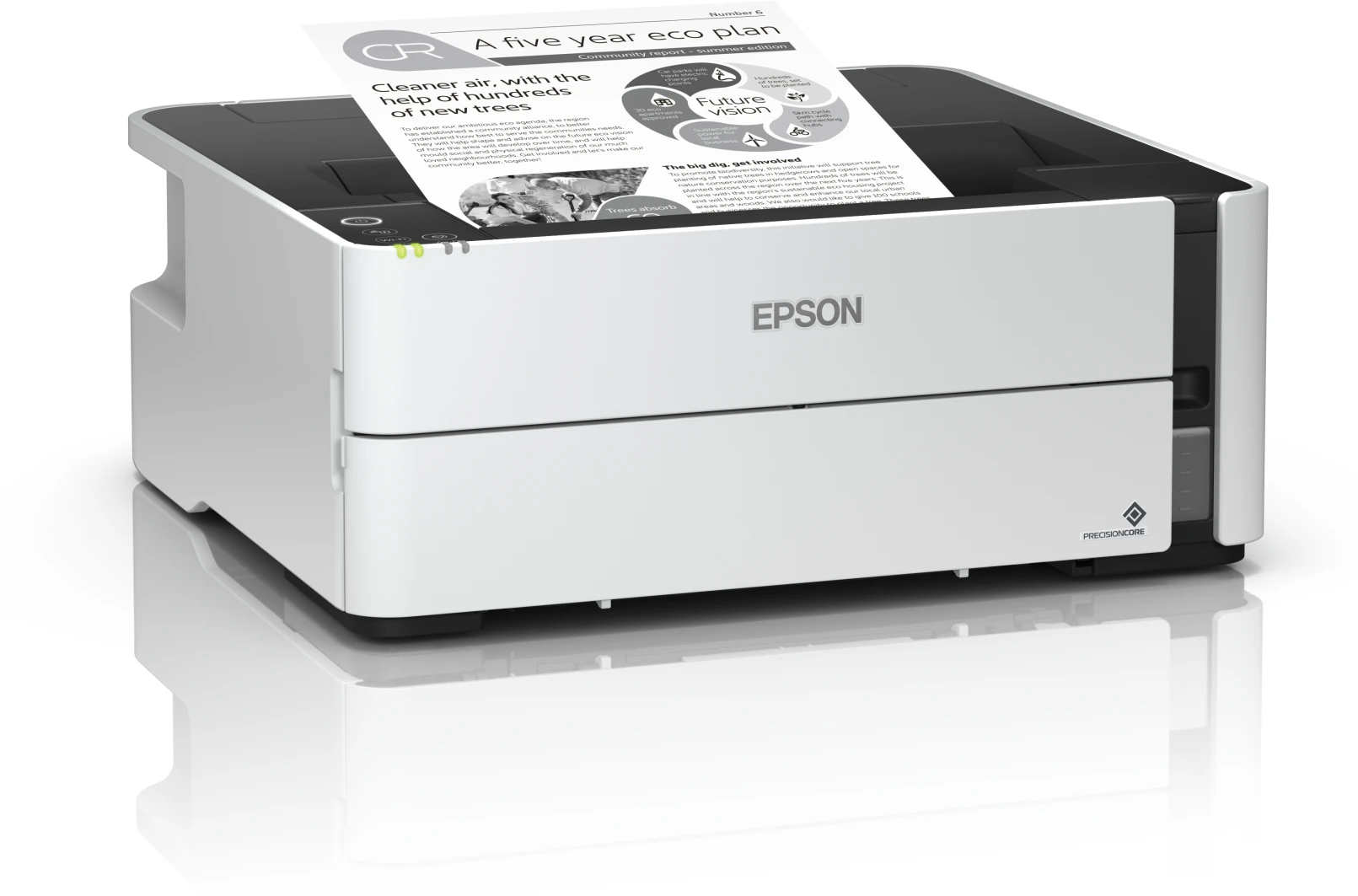 Imagen 1 de Impresora Epson EcoTank M1180 Monocromática Inyección de Tinta USB WIFI Ethernet