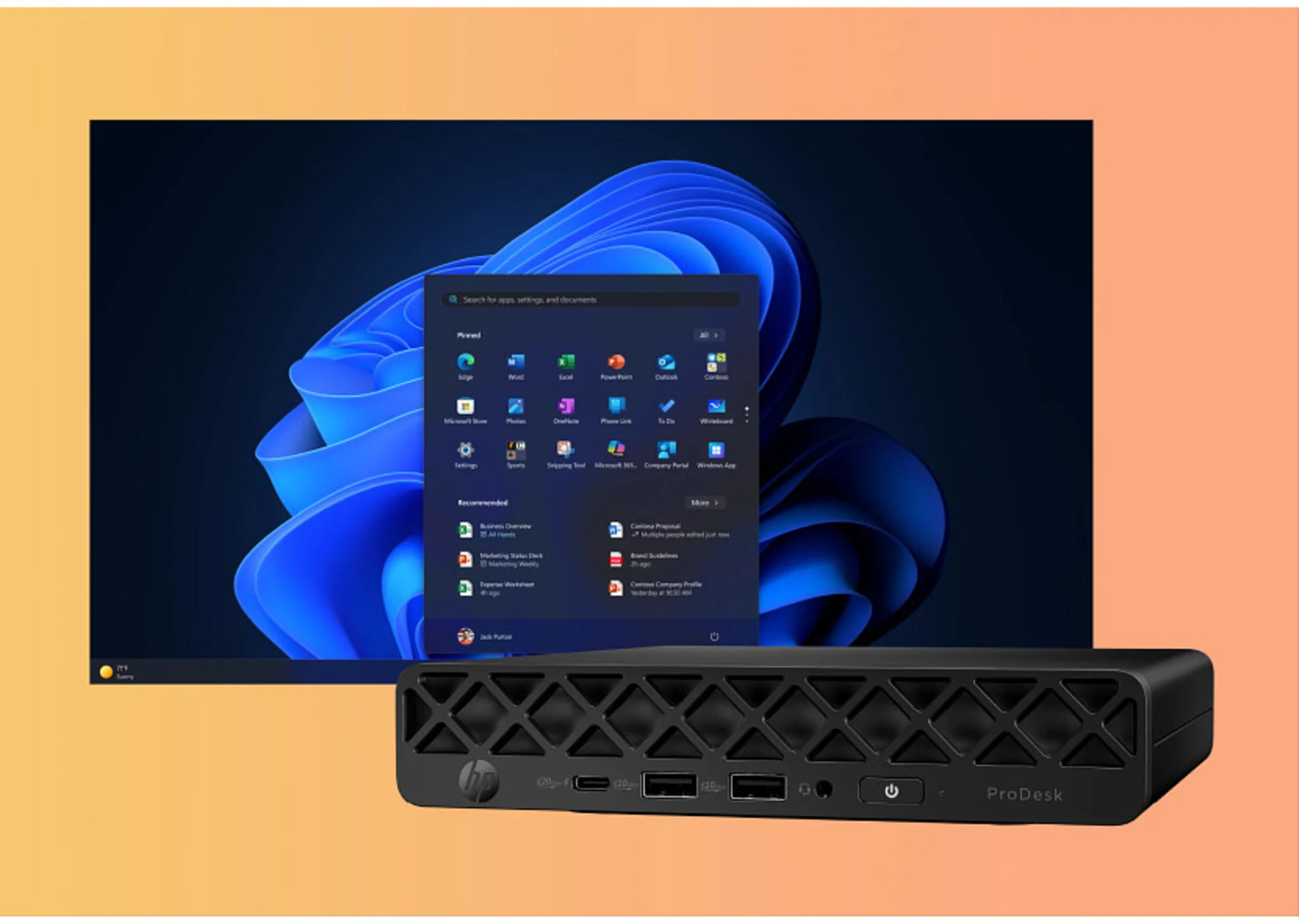 Imagen 4 de HP ProDesk 4 Mini AI G1i Intel Core Ultra 7 265T 16GB RAM 1TB SSD Win Pro 11